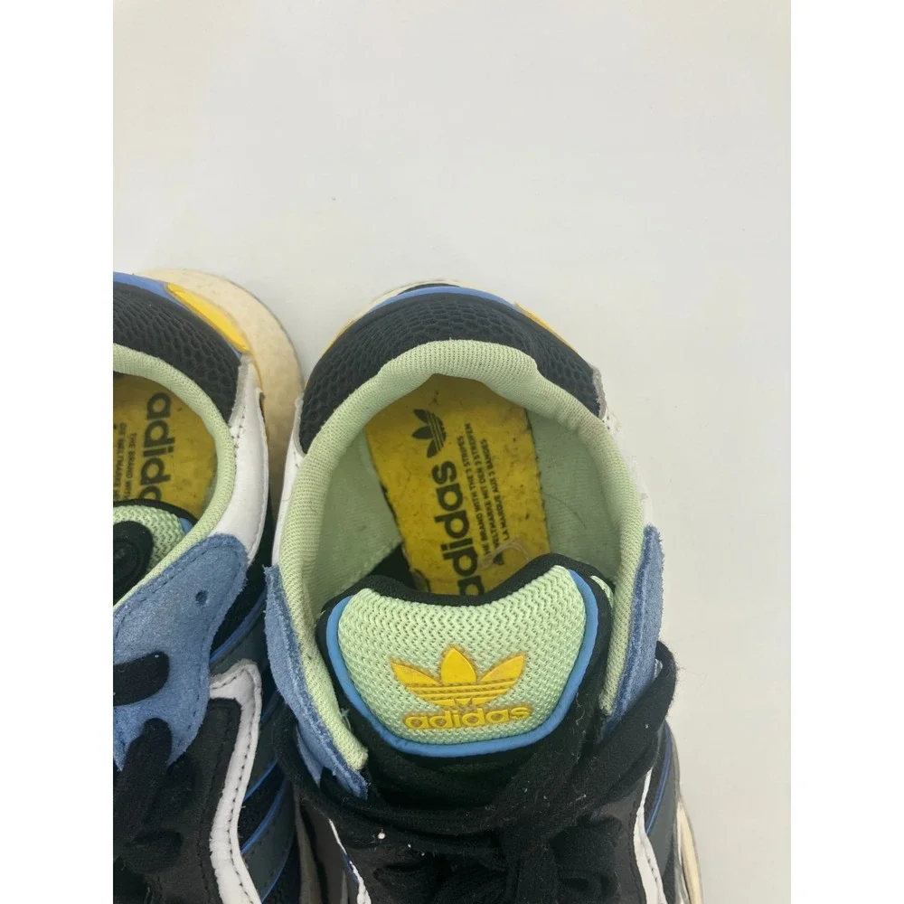 Adidas Tresc Run EG7949 Sneakers Men's US 9 Black Yellow Low Top Running Shoes